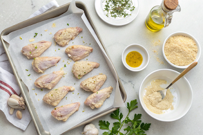 How to Make Garlic Parmesan Chicken Wings