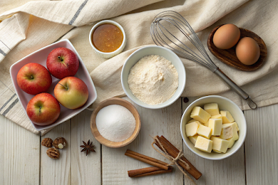 Ingredients Needed for Iron Skillet Apple Cake